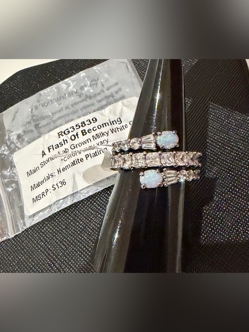 BP RG35839 A Flash of Becoming Opal Ring Size 8